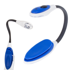  Rugalmas LED olvasólámpa csipesszel világítás