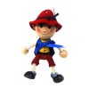  Rugós figura (pinokkió, piros kalappal)