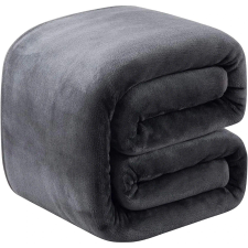 Ruhhy 22695 Fleece blanket 160 × 200 cm, grey (52286) lakástextília