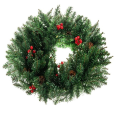 Ruhhy Karácsonyi ajtókoszorú 60cm XXL adventi koszorú