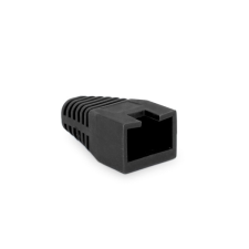 RÜLSTEIN Rülstein 05287FK RJ45 8P8C moduláris dugókhoz fekete 100db "sima" törésgátló kábel és adapter