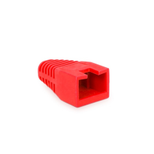 RÜLSTEIN Rülstein 05287PI RJ45 8P8C moduláris dugókhoz piros 100db "sima" törésgátló kábel és adapter