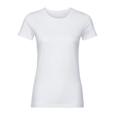 Russell 108F biopamut Női rövid ujjú póló, White-XL