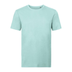 Russell 108M biopamut rövid ujjú férfi póló, Aqua-XL
