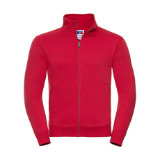 Russell Europe Férfi pulóver hosszú ujjú Russell Europe Men's Authentic Sweat Jacket - XS, Piros