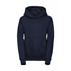 Russell Europe Gyerek kapucnis hosszú ujjú pulóver Russell Europe Kids' Hooded Sweat 2XL (152/11-12), Sötétkék (navy)