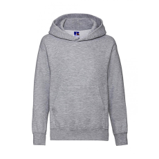 Russell Europe Gyerek kapucnis hosszú ujjú pulóver Russell Europe Kids' Hooded Sweat M (116/5-6), Világos Oxford