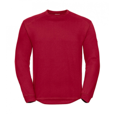 Russell Europe Uniszex hosszú ujjú pulóver munkaruha Russell Europe Workwear Set-In Sweatshirt M, Piros