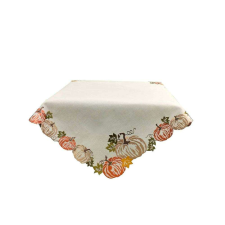  Rustic pumpkin tök mintás asztalközép - 85x85 cm party kellék