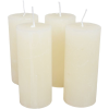  Rusztikus henger gyertya 50x120mm ivory 4db/csom (db ár)