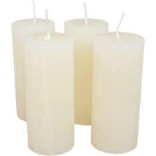 Rusztikus henger gyertya 50x120mm ivory 4db/csom (db ár) gyertya