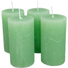  Rusztikus henger gyertya 50x90mm menta 4db/csom (db ár)