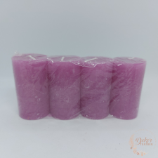  Rusztikus henger gyertya - ciklámen gyertya