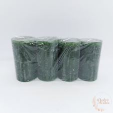 Rusztikus henger gyertya - mohazöld gyertya