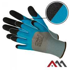 RWNyl -Bi Latex mártott szerelőkesztyű (kék / fekete) M / 8 védőkesztyű