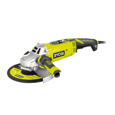 Ryobi EAG2000G Nagy sarokcsiszoló 230 mm, kulcs, védőburkolat, potfogantyú sarokcsiszoló