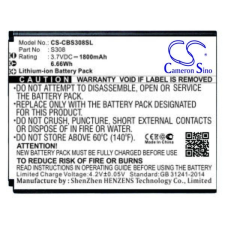 S308 Telefon akkumulátor 1800 mAh mobiltelefon akkumulátor