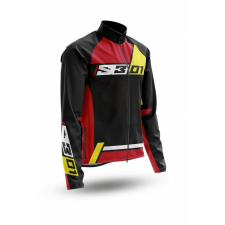  S3 Kollekció 01 Dzseki - Fekete/Piros Méret L motoros kabát