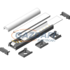 S&amp;G Eloxált alu profil "Surface", üres, nem festhető (1m) 7726 0020