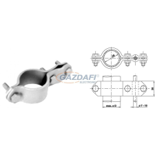 S&G Tűzihorganyzott csőkapocs "ST 06", 61mm/(2") villanyszerelés
