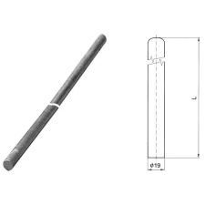 S&amp;G Tűzihorganyzott felfogórúd "JR 3,0", 3000mm villanyszerelés