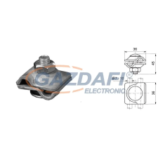 S&amp;G Tűzihorganyzott univerzális kapocs, Fe/Zn, 0,11kg villanyszerelés