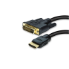 S-Conn S/CONN HDMI - DVI-D 2m Fekete