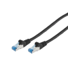 S-Conn S/FTP CAT6a Patch kábel 2m Fekete
