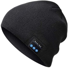  S DEPOT® okoskalap, Bluetooth kapcsolattal, puha kötésből, unisex, sötétszürke férfi sapka