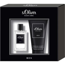 S.Oliver Black Label for Men SET: edt 30ml + tusfürdő gél 75ml kozmetikai ajándékcsomag