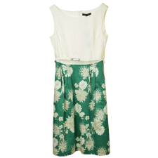 S. Oliver Comma fehér-zöld női ujjatlan ruha – 40 női ruha