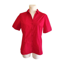  S.Oliver piros rövid ujjú női blúz (méret: 40/L) blúz