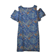 S. Oliver s. Oliver kék, mintás női ruha – 34
