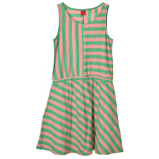 S. Oliver s. Oliver zöld-rózsaszín csíkos lány ruha – 152 lányka ruha