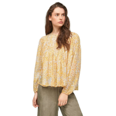 S. Oliver sárga, sifon női blúz – 36