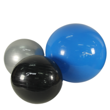 S-Sport Gimnasztikai labda 65 cm, fekete fitness labda
