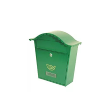  SÁBA Csipkés Postaláda, Kerek, Zöld postaláda