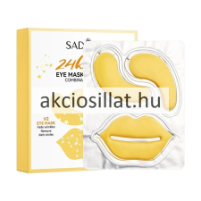 Sadoer 24k Gold szem- és ajakmaszk kombinált csomag 9gx10db arcpakolás, arcmaszk