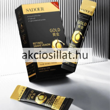 Sadoer Gold Retinol kígyóméreg peptid arcmaszk 10x6g arcpakolás, arcmaszk