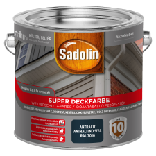 Sadolin SUPER DECKFARBE FAVÉDŐ FESTÉK, 2,5 L, FEKETE favédőszer és lazúr