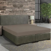  Safari homokszínű prémium bambuszos gumis lepedő 90x200 cm és 100x220 cm-es matracra