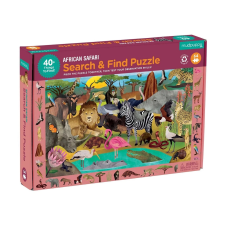 Safari keresés és kirakó játék - Mudpuppy 64 darabos puzzle puzzle, kirakós