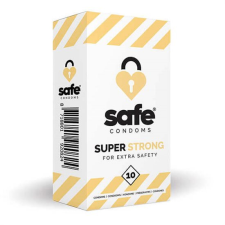 Safe Condoms SAFE Super Strong - extra erős óvszer [Kiszerelés: 10] óvszer