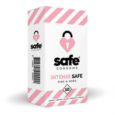 Safe Intense Safe - bordázott-pontozott óvszer (10db) óvszer