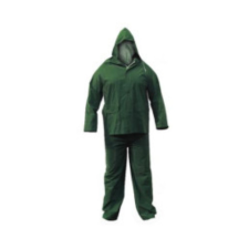 Safety First PVC esőöltözet (nadrág+kabát) zöld XL munkaruha