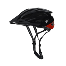 Safety Labs Juno kerékpáros sisak [fényes fekete-piros, 55-58 cm (M)] kerékpáros sisak