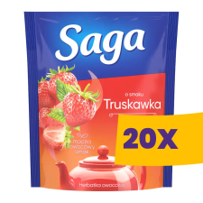 Saga Eper gyümölcstea 20 filter (Karton - 20 csomag) tea