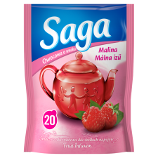 Saga málna ízű gyümölcstea 20x1,7g alapvető élelmiszer