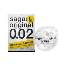 Sagami Original 0,02 L - óvszer - 58mm (3db) óvszer