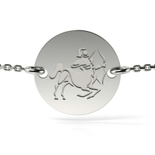 Sagittarius modell ezüst lánc karkötő karkötő